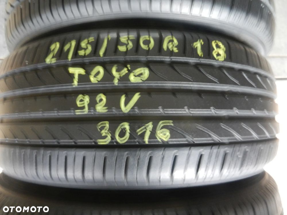 Opony 215/50r18 toyo proxes r40 7,4mm lato komlet - 4