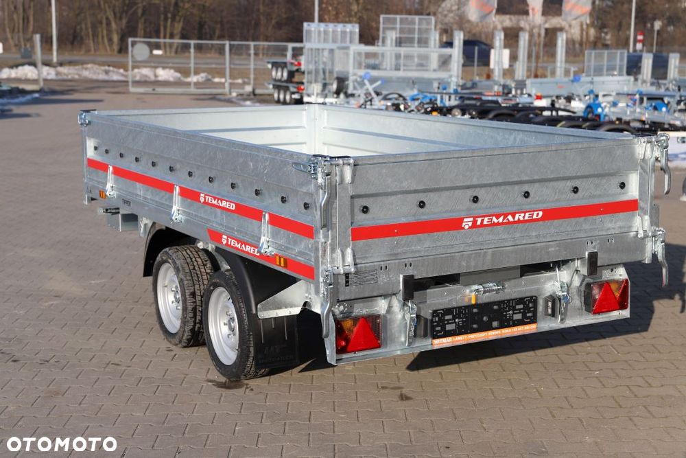 TEMARED TIPPER 3015/2 C S 2,7T 303x153x40cm, DMC 2700kg, Koła 195R13C, Pompa elektryczna i ręczna , - 15
