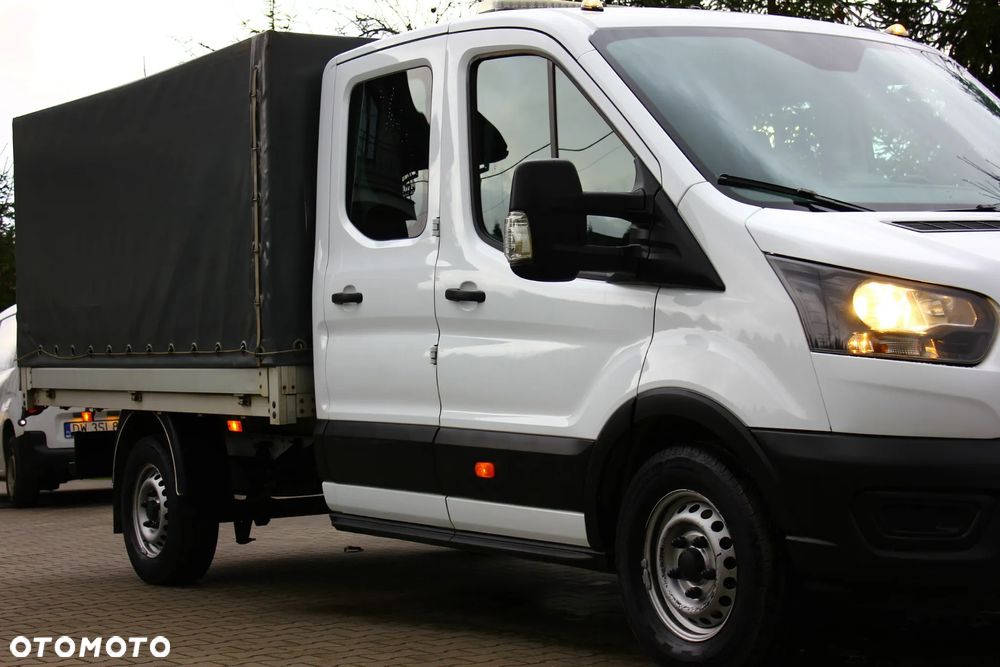 Ford TRANSIT BRYGADÓWKA 2.0 TDCI 130KM 7 OSÓB PAKA PLANDEKA OŚWIETLENIE ROBOCZE - 4