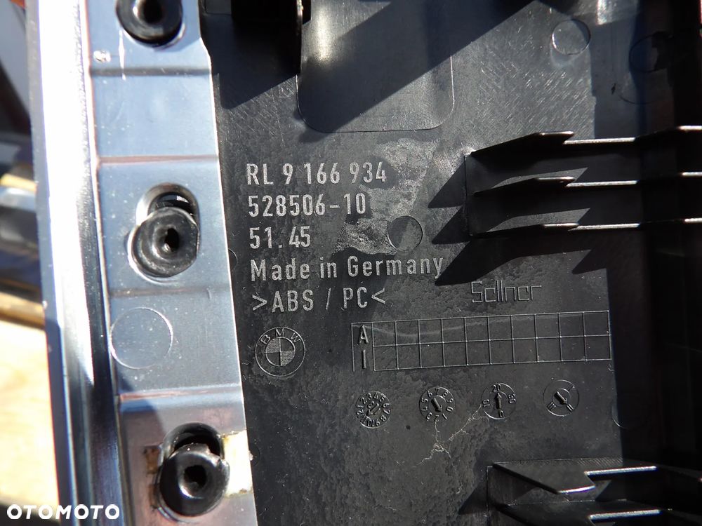 BMW - F01 - KOMPLET LISTEW - DEKORY - DEMONTAŻ - EUROPA - 9113863  9119796  9166934  9151205  9151203  9151206  9151204  9192355 - 7