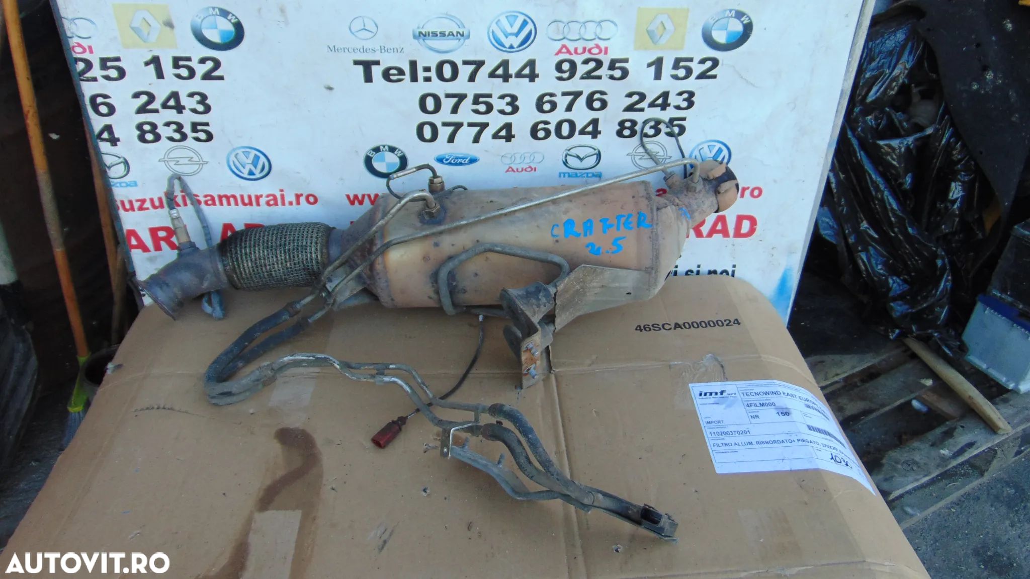 Catalizator VW Crafter 2.5 euro 5 dezmembrez crafter 2.5 cebb - 1