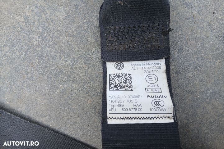 Plansa bord + centuri 1K1857181A 1K4857706AA 1K4857705S 1K1857181A 1K - 6