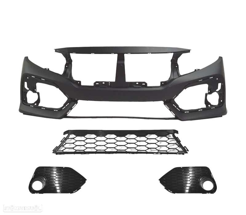PARA-CHOQUES FRONTAL HONDA CIVIC 16-20 LOOK SI - 2