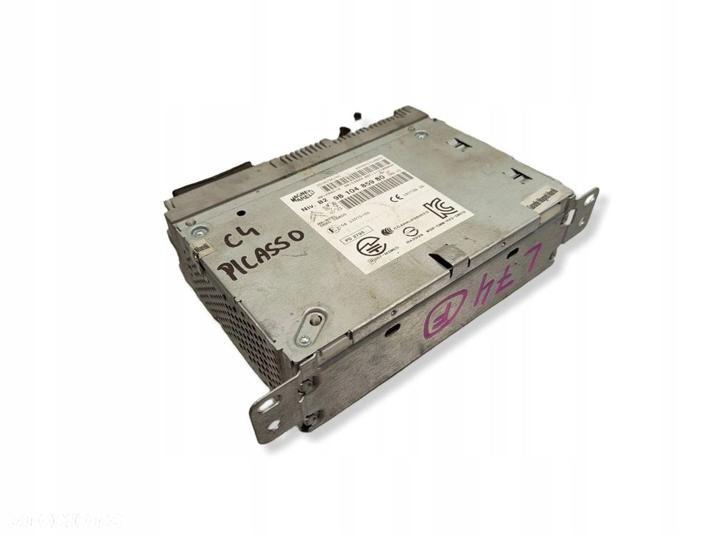 Stacja Multimedialna Radio Citroen C4 II Picasso 9810485980 - 1