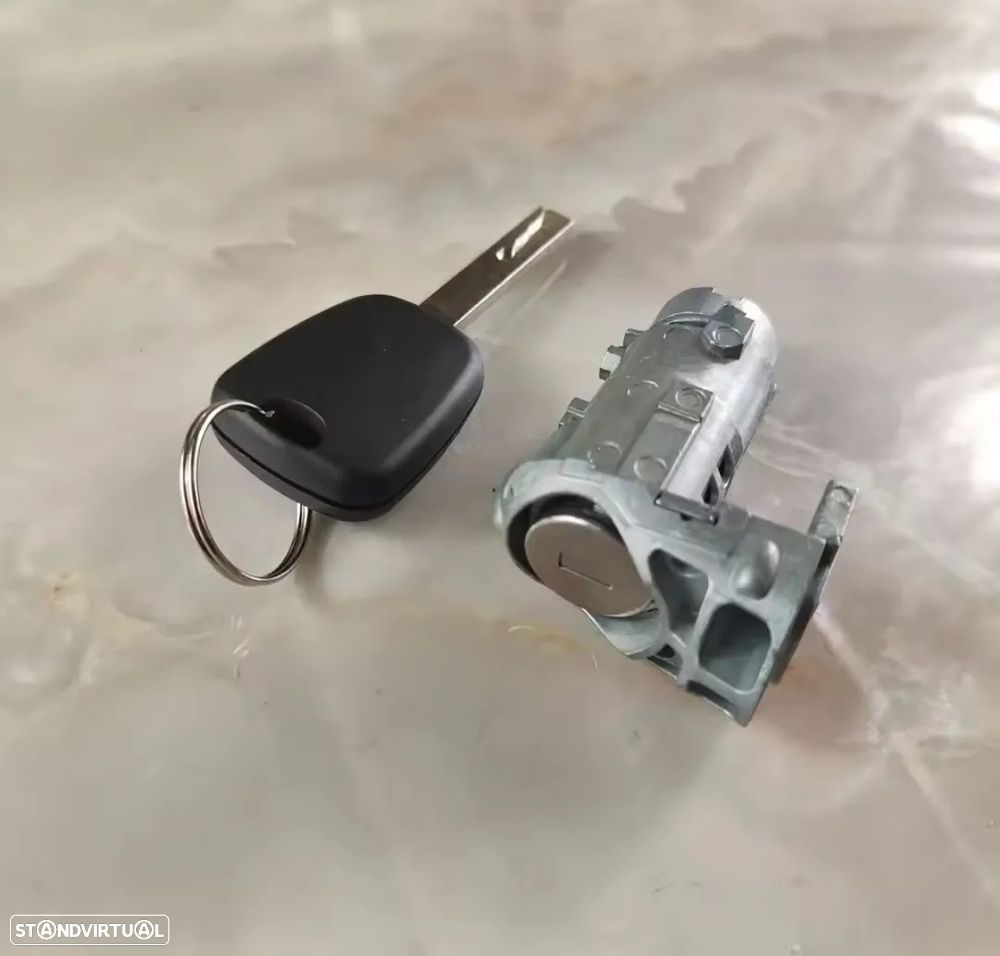 Canhão fechadura frente esquerdo Renault Clio 3 - Renault master - Renault Traffic - Opel movano B - Nissan NV 400 (novo) - 3