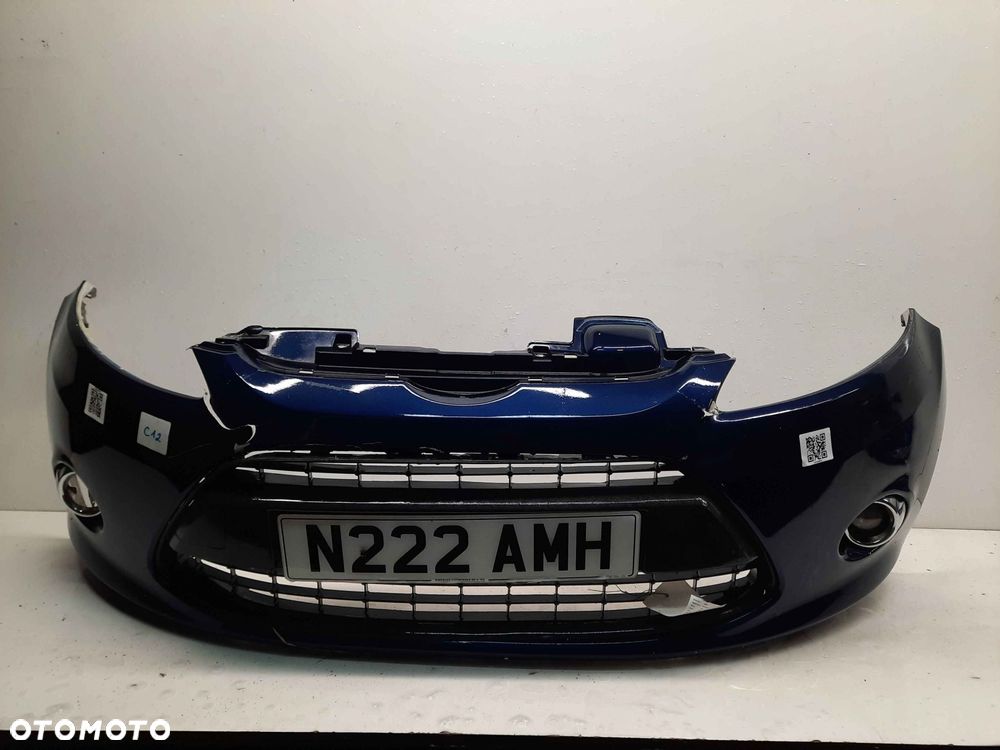 ^ ZDERZAK PRZÓD PRZEDNI FORD FIESTA VII MK.7 C9 NIEBIESKI HALOGENY DO NAPRAWY ! - 1