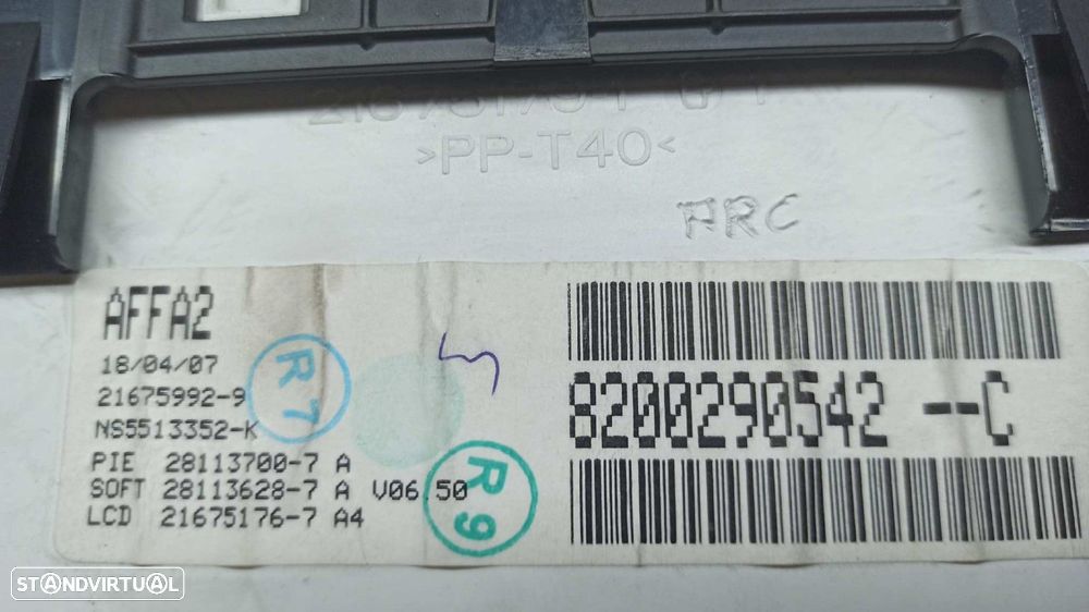 TELA/ECRÃ MULTIFUNÇÕES RENAULT MEGANE II BERLINA 5P AUTHENTIQUE - 6