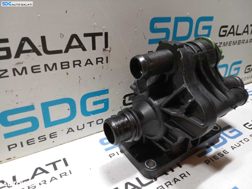 Corp Carcasa Termostat Racire cu Senzor Temperatura Apa Ford Fusion 1.6 TDCI 2002 - 2012 Cod 9647767180 [M5458] - 2