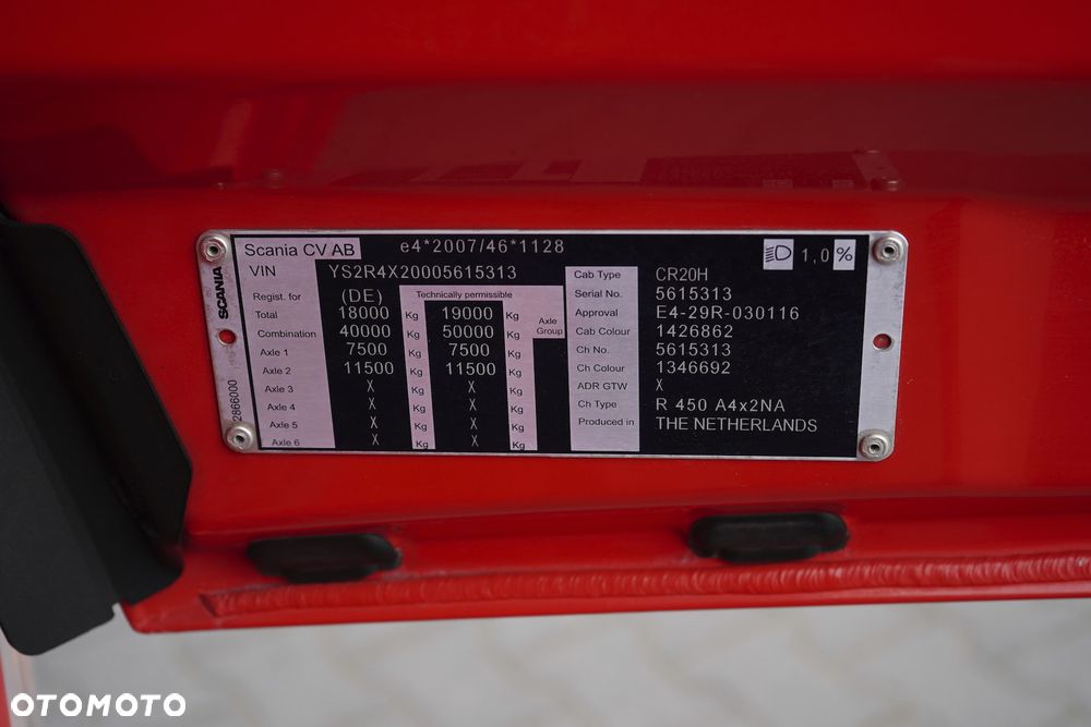 Scania / R 450 / EURO 6 / ACC / RETARDER - 11