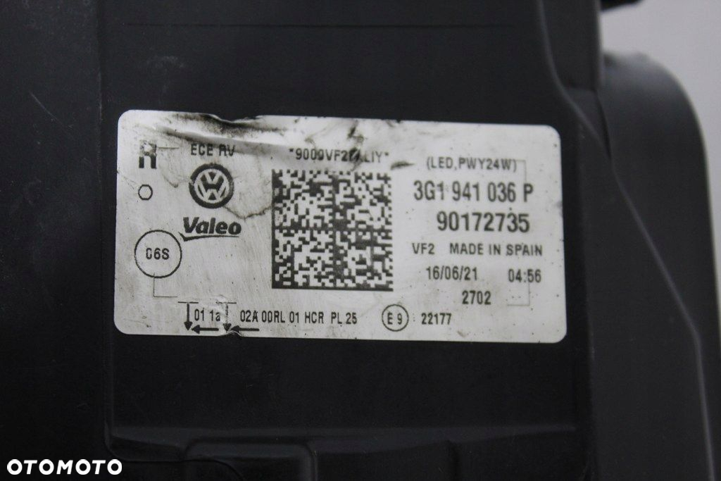 VW Passat B8 3G1 Lift Full Led Prawy Lampa Przód Przednia Prawa - 6
