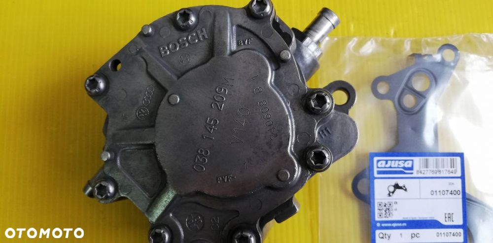 Pompa Vacum paliwa BOSCH 1,9TDI 2,0TDI + USZCZELKA 038145209C - 3