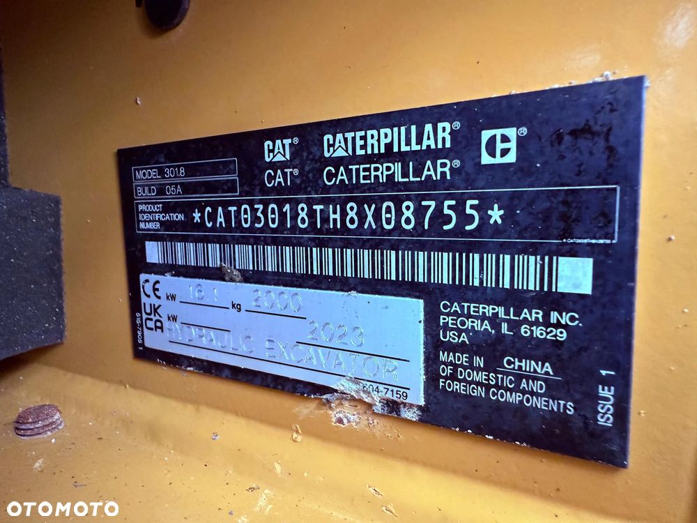 Caterpillar MINIKOPARKA CAT CATERPILLAR 301.8 CR 301 302 2023R. - 10
