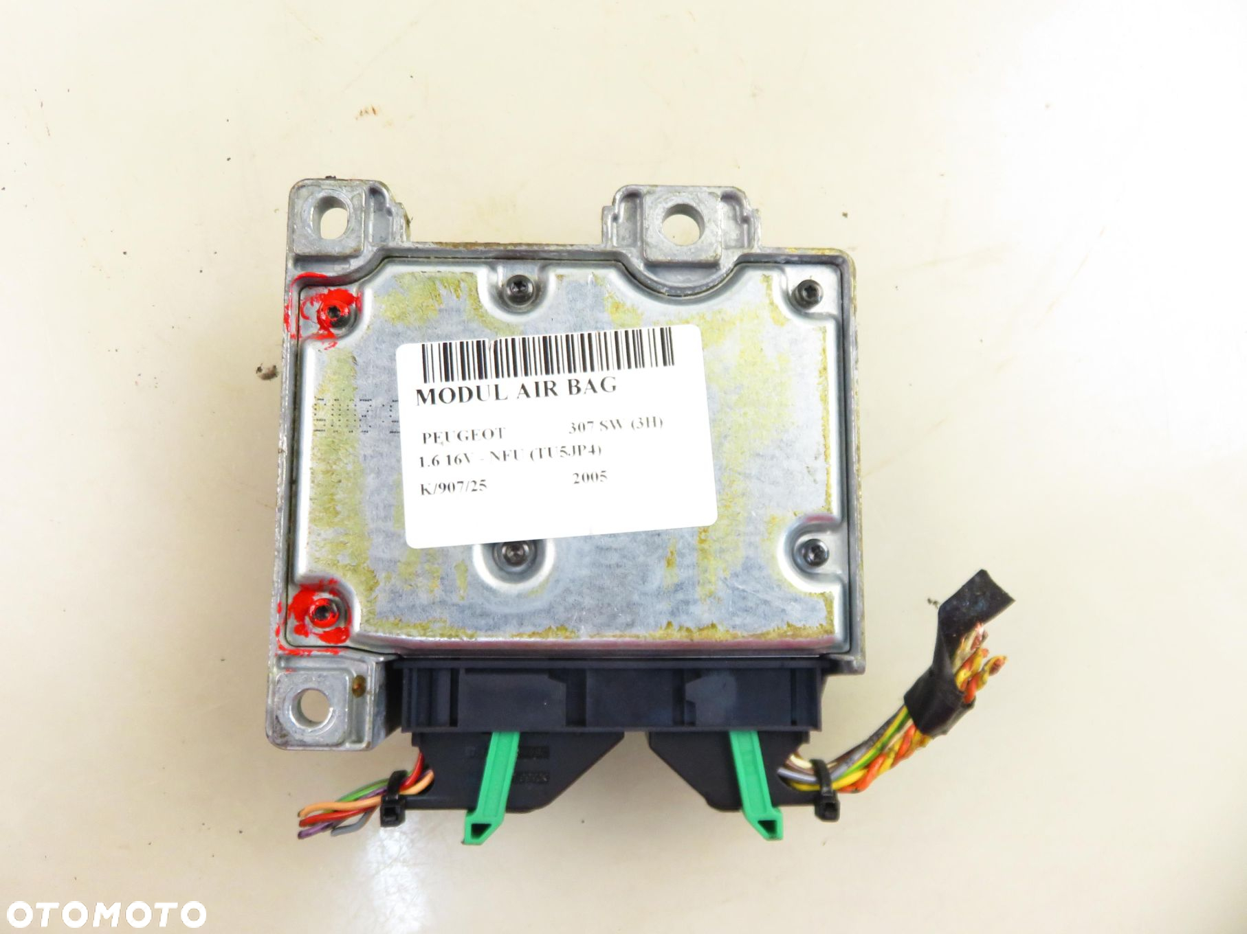 MODUŁ AIRBAG PEUGEOT 307 SW (3H) 9653493380 - 3
