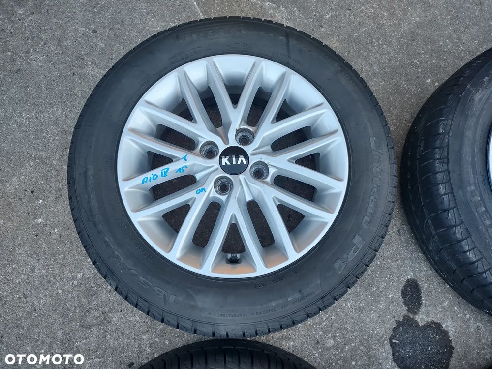 KOŁA FELGI ALUMINIOWE OPONY LETNIE PIRELLI CINTURATO 1P 185/65R15 KIA RIO IV 2023r. 6.26mm - 2