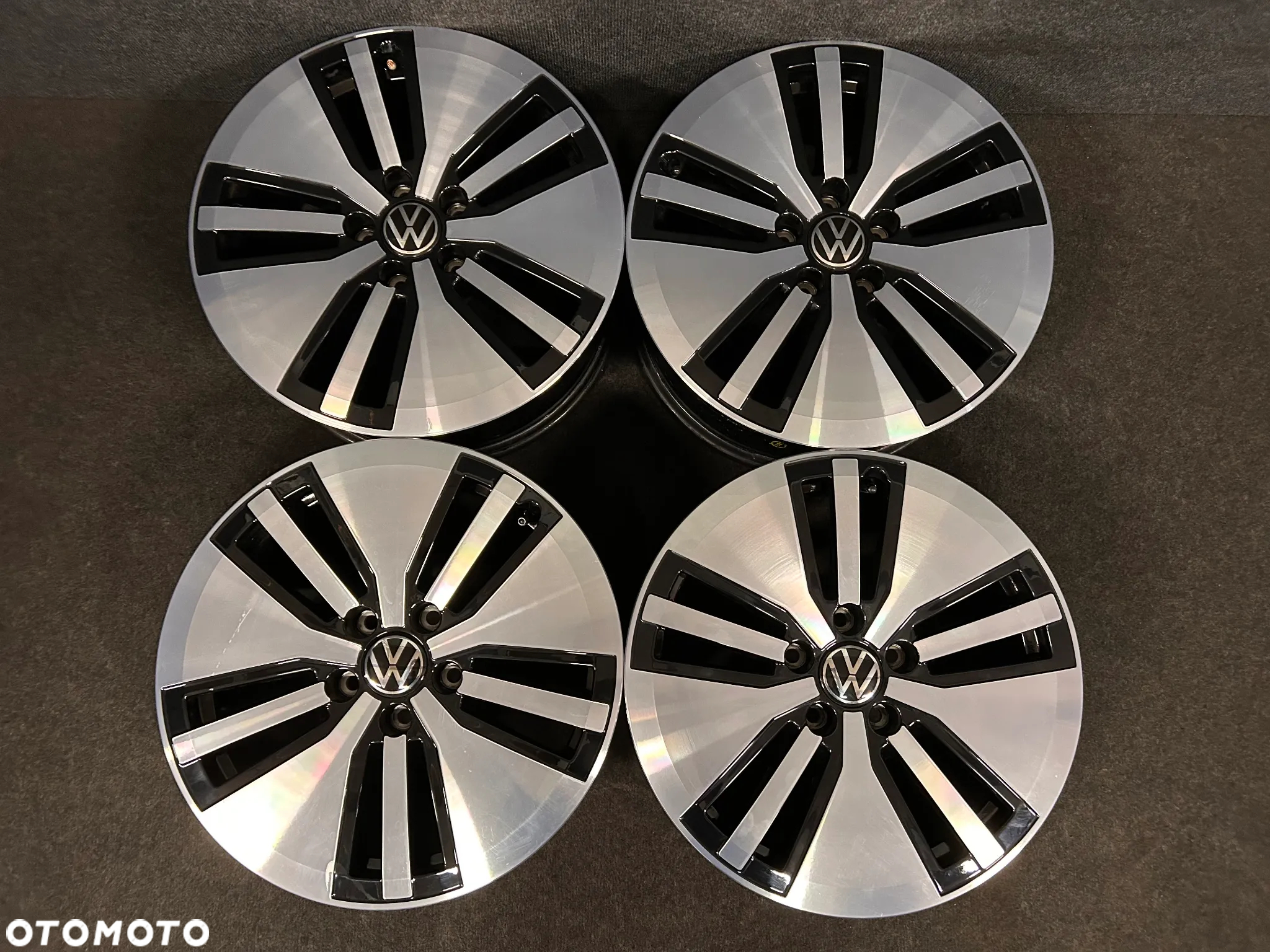 Alufelgi VW Passat B8 GTE, B7, Tiguan, Sharan, T-Roc 17 cali 5x112 4szt. ładne! - 3
