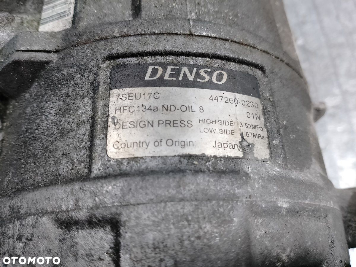POMPA, SPRĘŻARKA KLIMATYZACJI MERCEDES-BENZ W203 447260-0230 1.8 K - 3