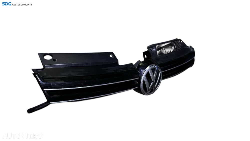 Grila Centrala cu Emblema Sigla de pe Bara Spoiler Fata Volkswagen Golf 6 2008 - 2013 Cod 5K0853653 5K0853651AF [L5345] - 7