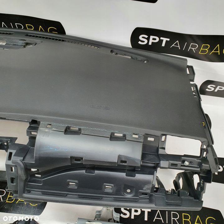 NISSAN LEAF 2 DESKA ROZDZIELCZA KONSOLA KOKPIT PULPIT PODUSZKI AIRBAG AIR BAG PASY KIT SET - 4