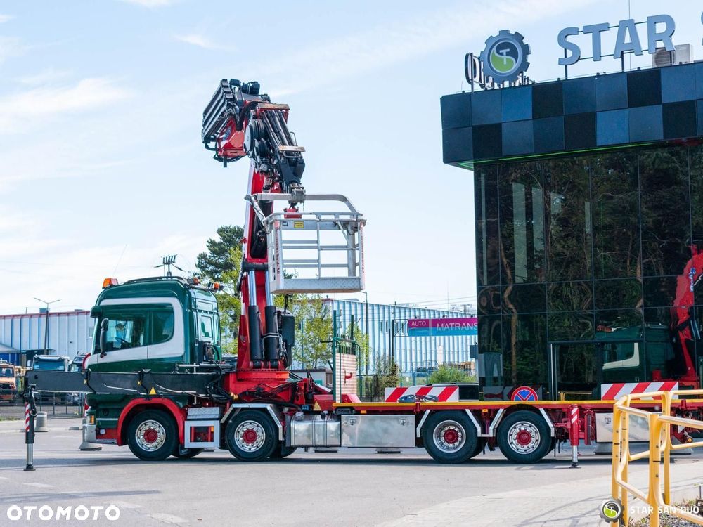 Scania R490 8x2 EFFER 955 Fly Jib Wciągarka Kosz HDS Żuraw - 30