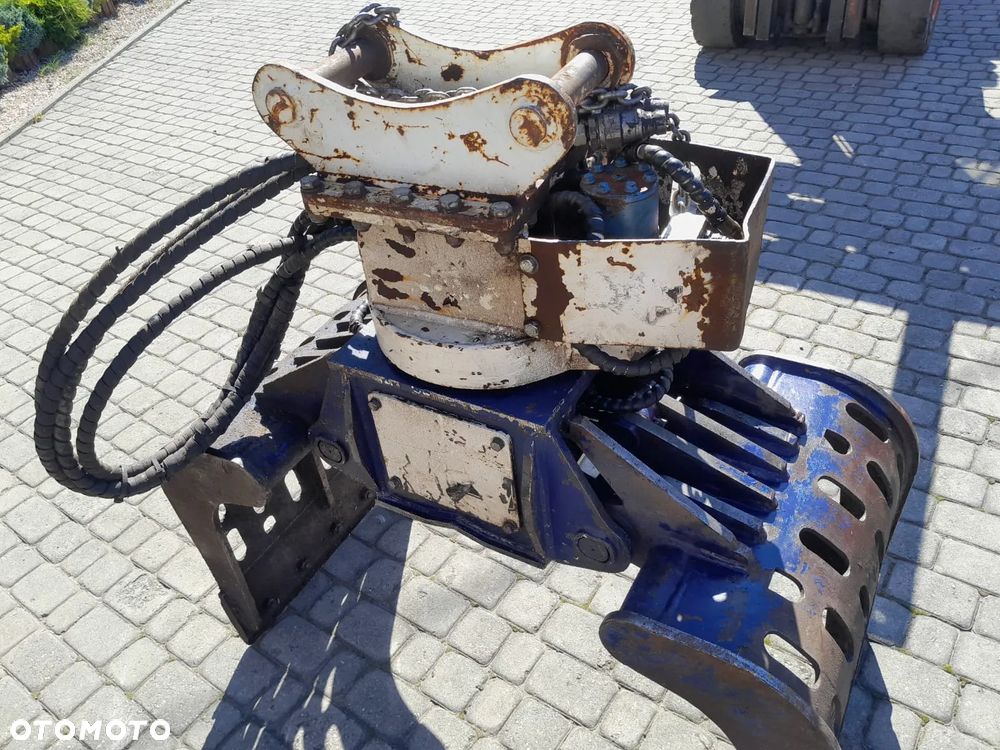 Chwytk obrotowy sortujący wyburzeniowy rozbiórkowy, kleszcze waga 450kg. - 9