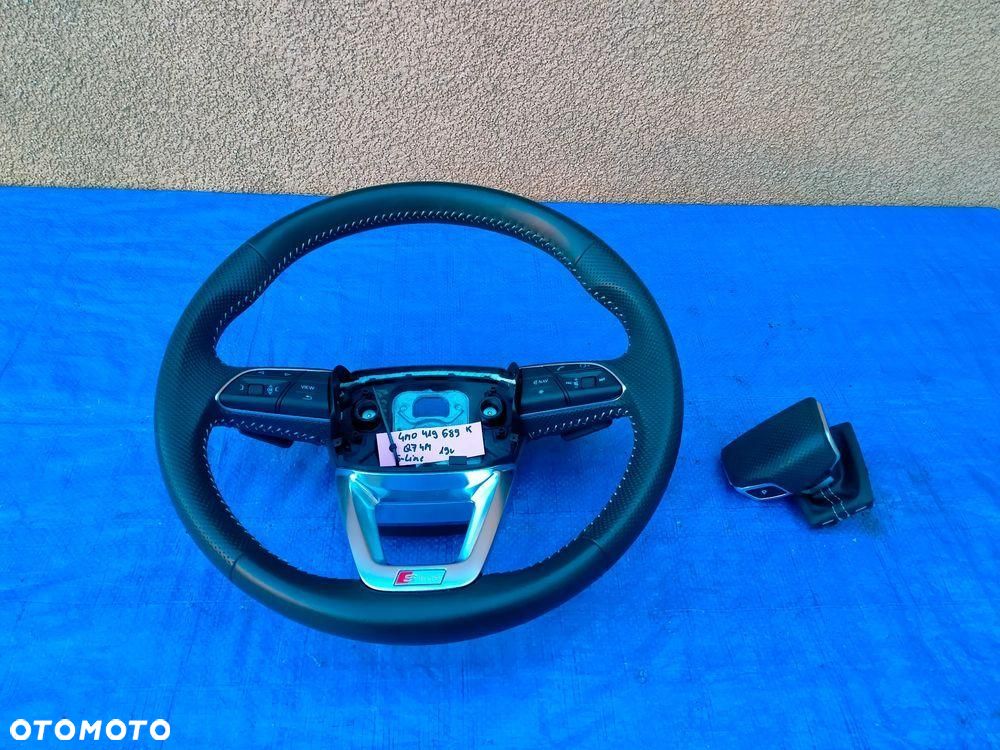 Audi Q7 4M Q8 S-Line Kierownica Łopatki Gałka Multifunkcja 4M0419689K - 1