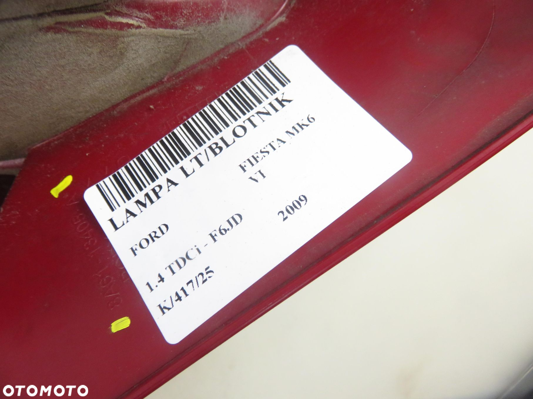 LAMPA LEWA TYLNA FORD FIESTA MK6 VI 8A6113405A - 3