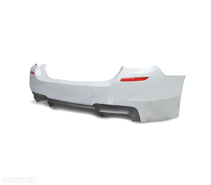 PARA-CHOQUES TRASEIRO BMW F10 10-17 LOOK M5 PDC + DUPLA SAIDA - 2