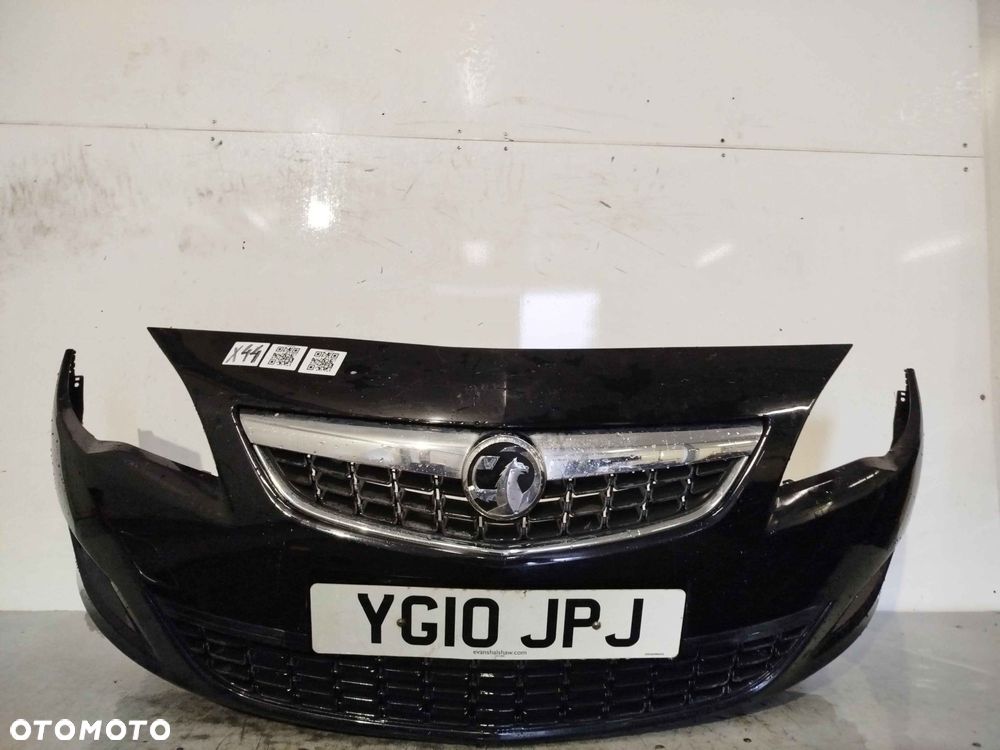 + ZDERZAK PRZÓD PRZEDNI OPEL ASTRA J 4 IV Z22C CZARNY HALOGENY - 1