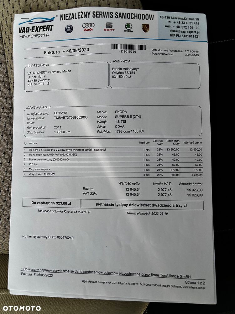 Skoda Superb 1.8 TSI Elegance - 28