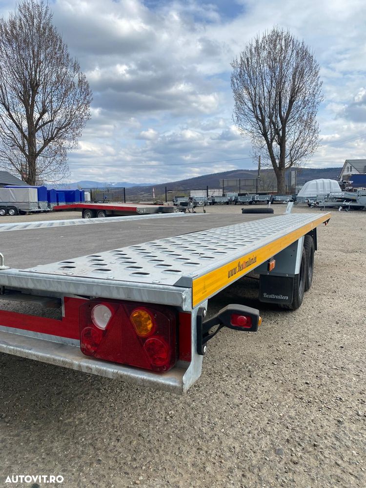 Niewiadow Remorca /Platforma auto Sonda II Basculabila 4.5m/2.1m 3000kg - 9