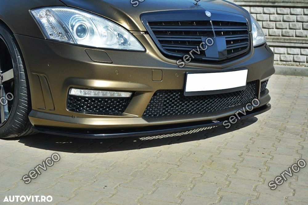 Prelungire fata Mercedes S Class W221 AMG 2009-2013 v2 Maxton Design - 3