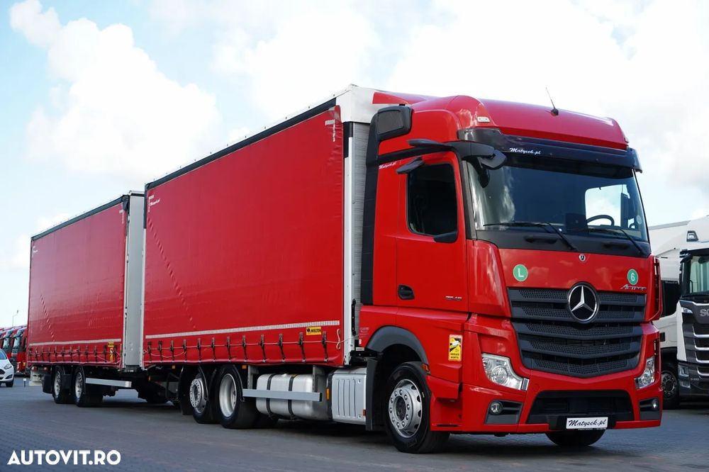 Mercedes-Benz ACTROS 2545 / TANDEM COMBINAT 120 M3 / TRANSIT / 6x2 / PUNTE RIDICATĂ / BIG SPACE / WIELTON / 2021 - 1