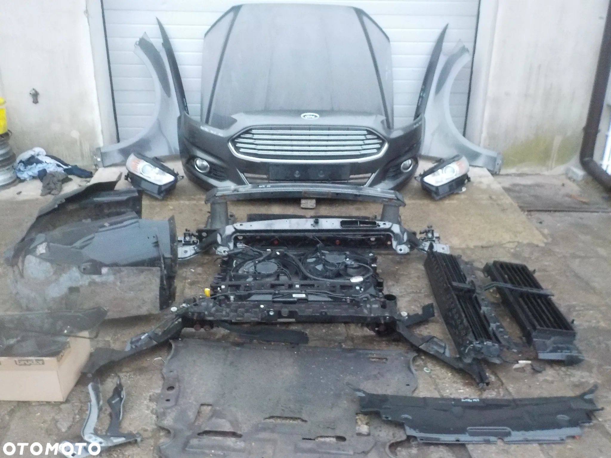FORD MONDEO MK5 2.0 TDCI PRZÓD MASKA ZDERZAK BŁOTNIKI PAS PRZEDNI Z CHŁODNICAMI LAMPY UK - 14