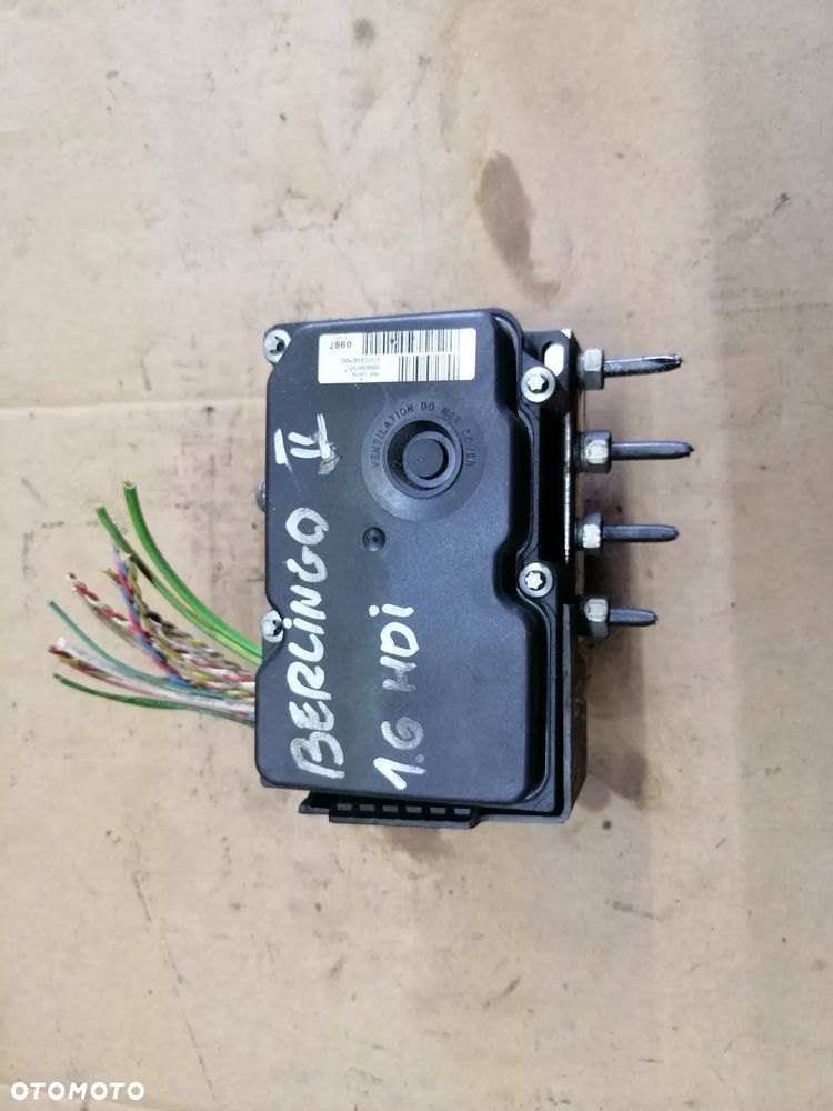 Citroen Berlingo II pompa sterownik abs  plus wtyczka z wiązką 0265232398  9660107180 - 5