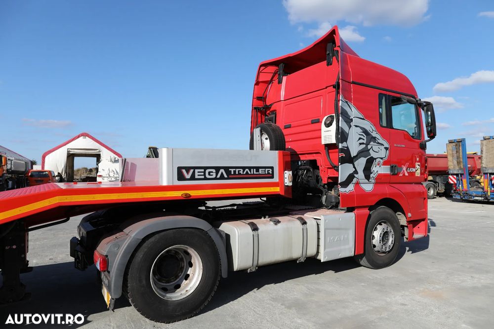 MAN TGX 18.500 4x2 LLS + Trailer Vega 3 axe lowbed - 11