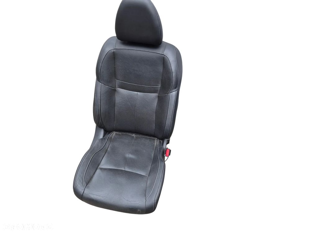 Fotele siedzenia kanapa tył  Nissan Qashqai J11  Skóra - 6