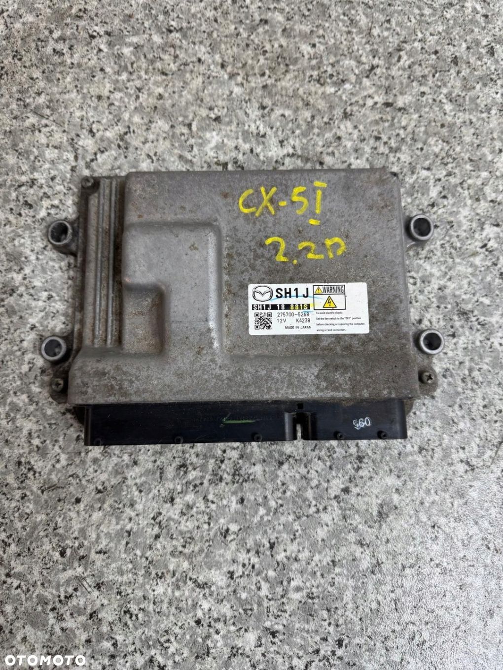 KOMPUTER STEROWNIK SILNIKA MAZDA CX5 CX-5 2012-2017r 275700-5268 2.2 D - 1