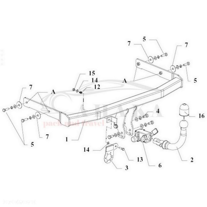 Hak Holowniczy Automat Do Seat Ibiza Hatchback 2002-2008 - 3