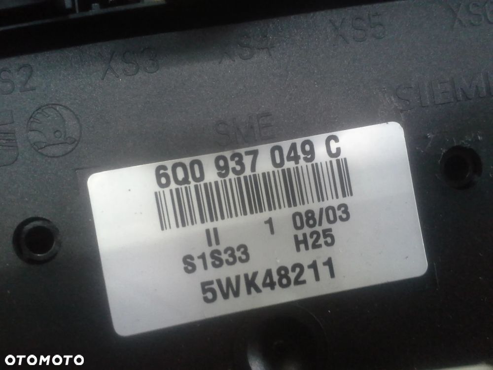 Volkswagen Polo 9n 1.4 16V zestaw startowy komputer 036906034DE  IAW4MV.DE moduły stacyjka dwa klucze i inne - 20