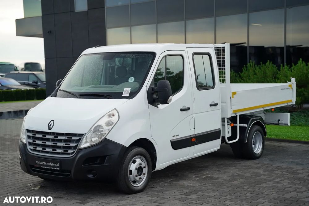 Renault MASTER / DCI 150 / BASCULATOR / CAMION CU TRACȚIE MIXĂ 7 LOCURI / MANUAL / DOUĂ RULOURI - 17