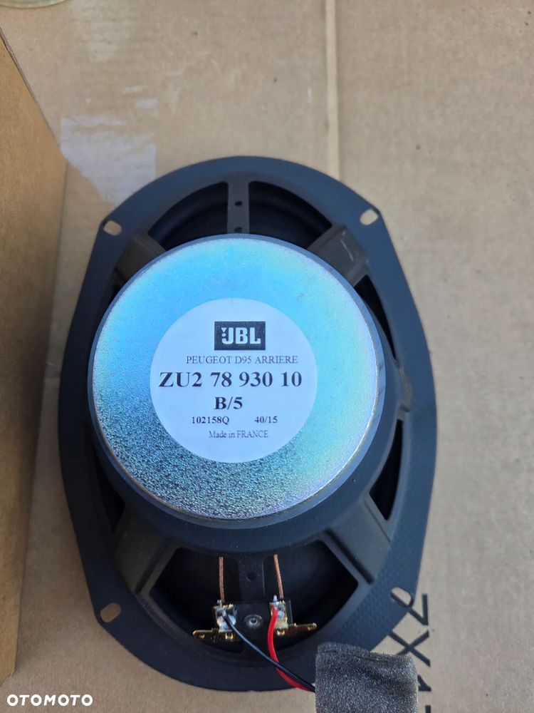 Głośnik półki tylnej tył Peugeot 406 Coupe D95 JBL 6562E7 ZU27893010 - 6