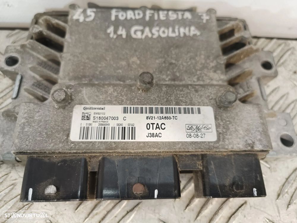 Centralina Original Continental Ford FXJA/FXJB/FXJC 1.4i 80cv 8V21-12A650-TC / S180047003 - 3