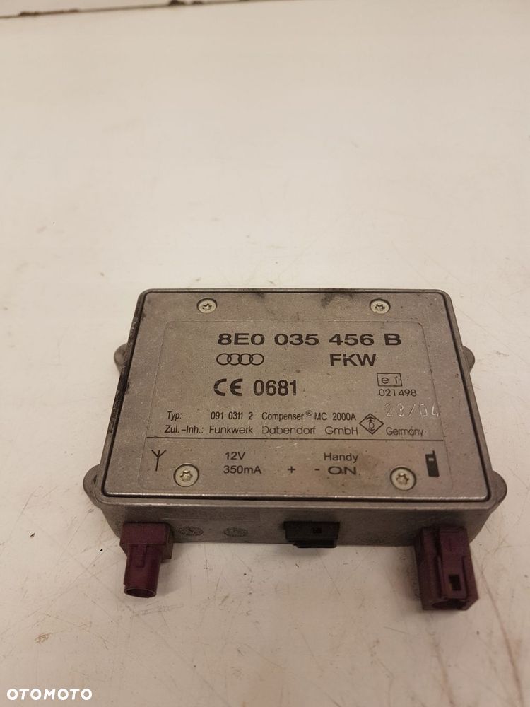 WZMACNIACZ ANTENY AUDI A4 B7 A6 C6 8E0035456B - 1