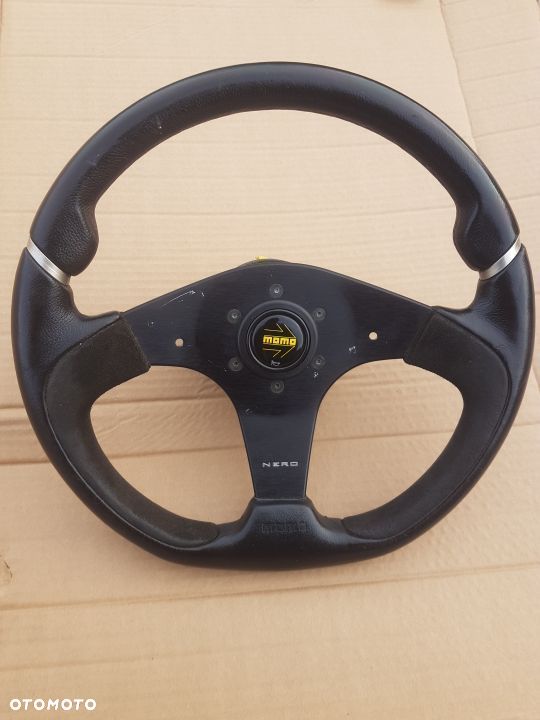 Sportowa Tuning Kierownica Skóra Momo Nero - 2