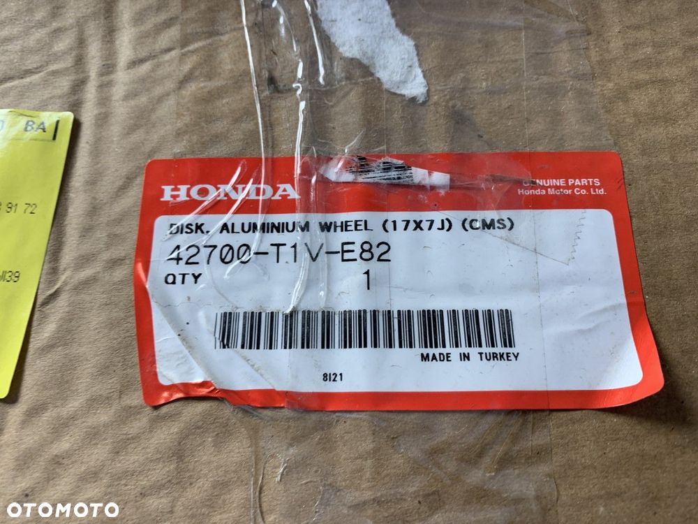 NOWA ORYGINALNA ALUFELGA FELGA ALUMINIOWA HONCA CRV CR-V 7,0x17 5x114.3 ET45 - 10
