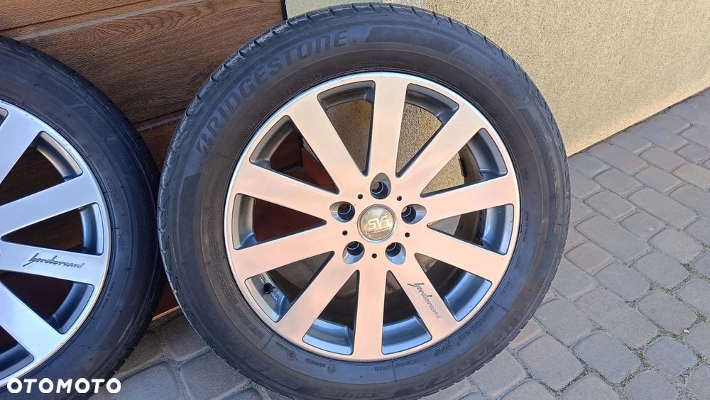 Koła aluminiowe 225/55/17 opony letnie - 5