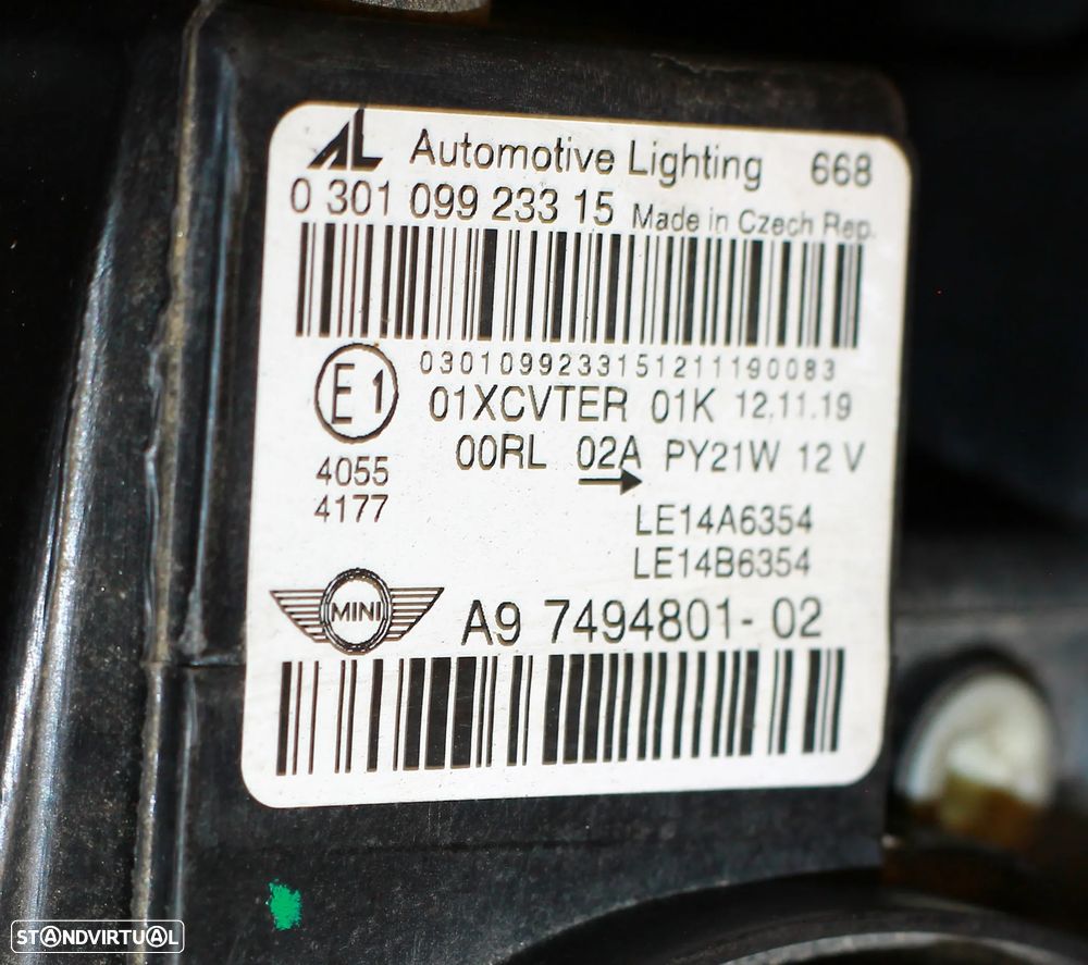 ÓPTICA ESQUERDA MINI COUNTRYMAN - 5