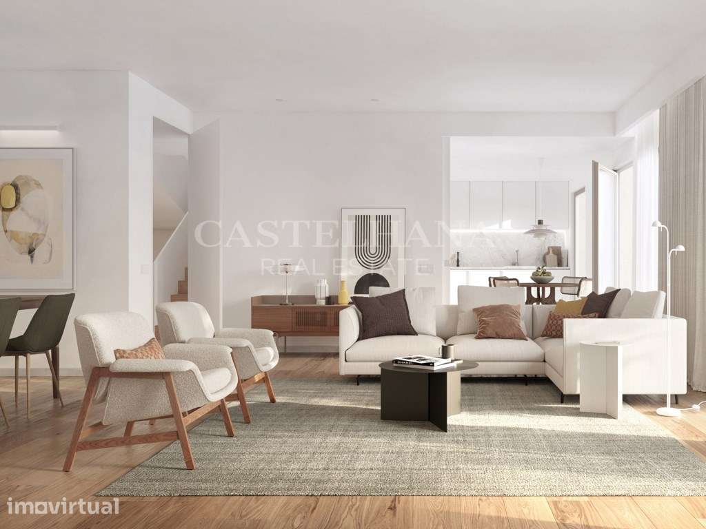 Apartamento T3 duplex com varanda em novo empreendimento em Alvalade - Grande imagem: 3/32