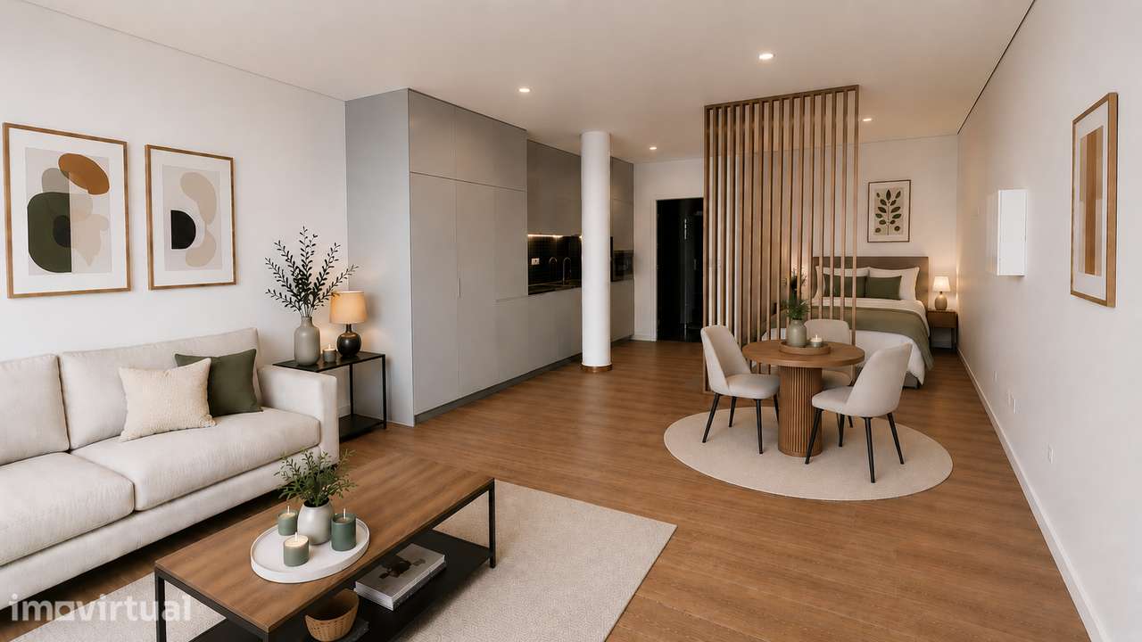 Apartamento T0 com 1 casa de banho em Rebordosa