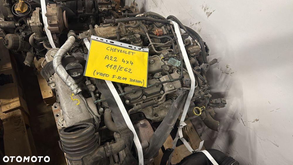 Chevrolet A22 4X4 2.2 diesel silnik kompletny z pełnym osprzętem gotowy do montażu VIDEO PRACY SILNIKA - WHATSAPP LUB LINK W OPISIE - 6
